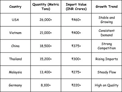 Top Export Markets for Indian Chillies